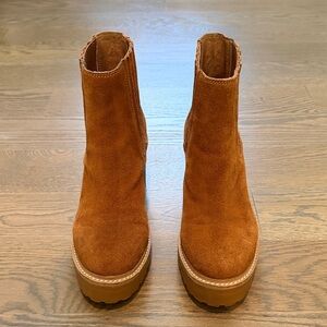 Jeffrey Campbell Brown Suede Ankle Booties
